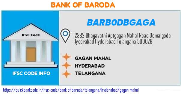 Bank of Baroda Gagan Mahal BARB0DBGAGA IFSC Code