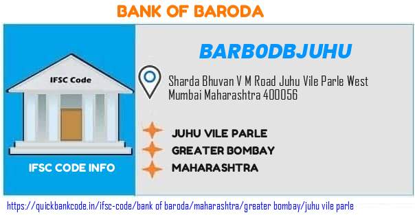 Bank of Baroda Juhu Vile Parle BARB0DBJUHU IFSC Code