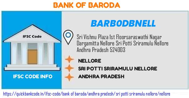 Bank of Baroda Nellore BARB0DBNELL IFSC Code