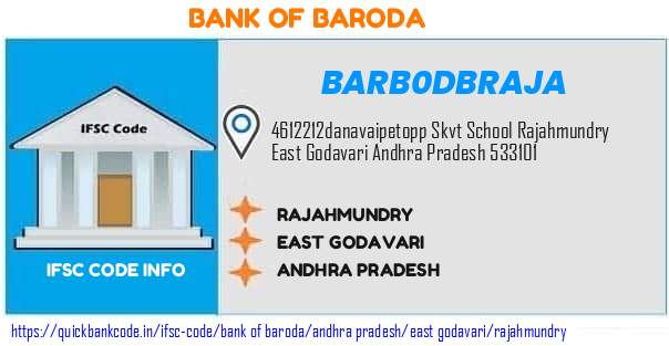 Bank of Baroda Rajahmundry BARB0DBRAJA IFSC Code