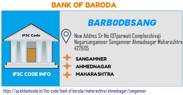 Bank of Baroda Sangamner BARB0DBSANG IFSC Code