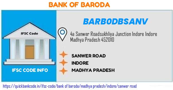 Bank of Baroda Sanwer Road BARB0DBSANV IFSC Code