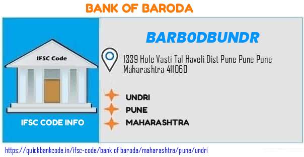 Bank of Baroda Undri BARB0DBUNDR IFSC Code