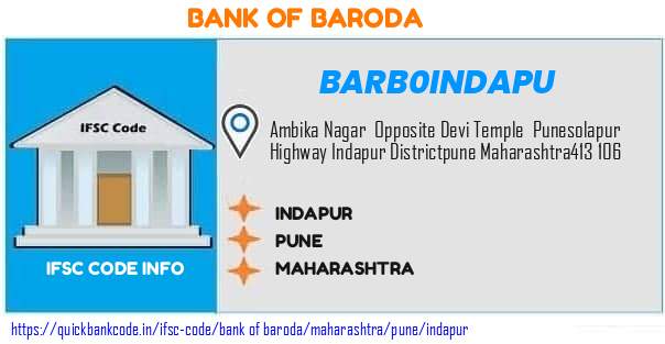 Bank of Baroda Indapur BARB0INDAPU IFSC Code