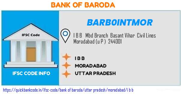 Bank of Baroda I B B BARB0INTMOR IFSC Code