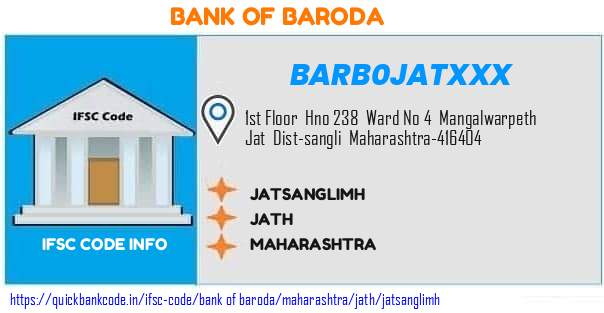 Bank of Baroda Jatsanglimh BARB0JATXXX IFSC Code