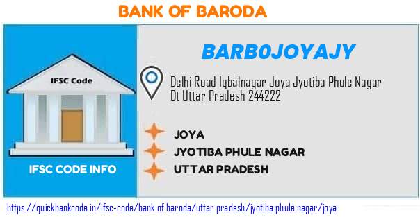 Bank of Baroda Joya BARB0JOYAJY IFSC Code