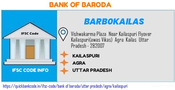 Bank of Baroda Kailaspuri BARB0KAILAS IFSC Code
