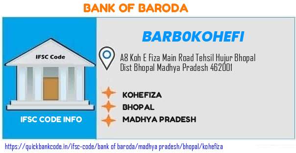 Bank of Baroda Kohefiza BARB0KOHEFI IFSC Code