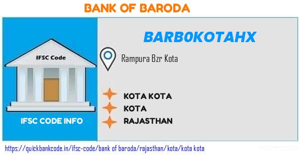 Bank of Baroda Kota Kota BARB0KOTAHX IFSC Code