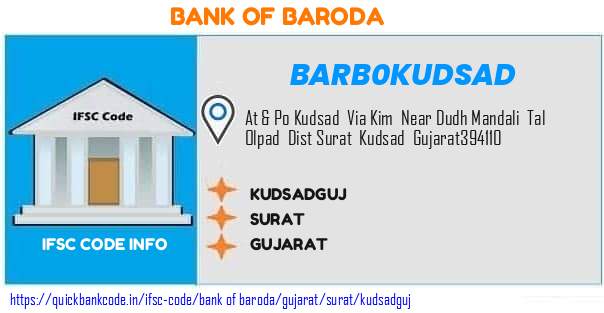 Bank of Baroda Kudsadguj BARB0KUDSAD IFSC Code