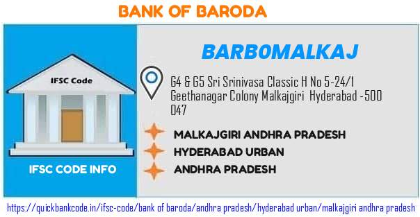 BARB0MALKAJ Bank of Baroda. MALKAJGIRI, ANDHRA PRADESH