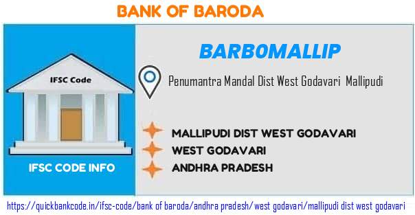 BARB0MALLIP Bank of Baroda. MALLIPUDI, DIST WEST GODAVARI