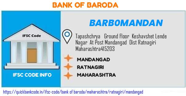 Bank of Baroda Mandangad BARB0MANDAN IFSC Code