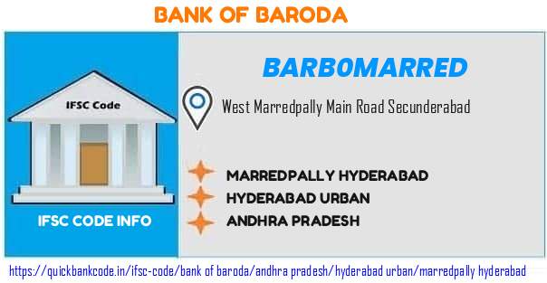 Bank of Baroda Marredpally Hyderabad BARB0MARRED IFSC Code