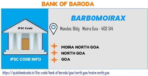 Bank of Baroda Moira North Goa BARB0MOIRAX IFSC Code
