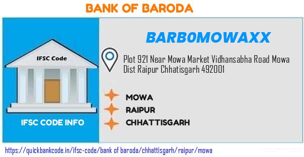 Bank of Baroda Mowa BARB0MOWAXX IFSC Code