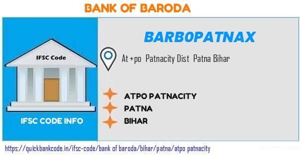 Bank of Baroda Atpo Patnacity BARB0PATNAX IFSC Code