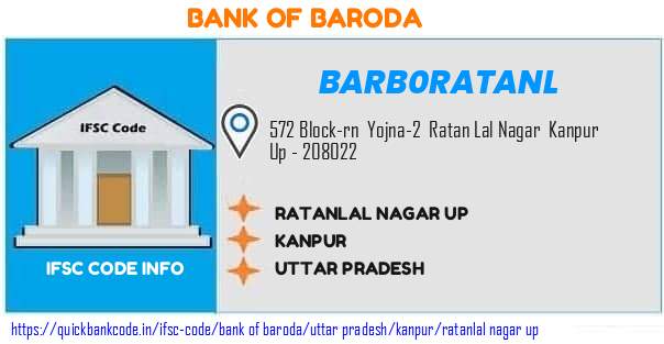 Bank of Baroda Ratanlal Nagar Up BARB0RATANL IFSC Code
