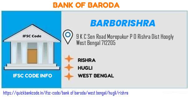 Bank of Baroda Rishra BARB0RISHRA IFSC Code