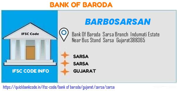 Bank of Baroda Sarsa BARB0SARSAN IFSC Code