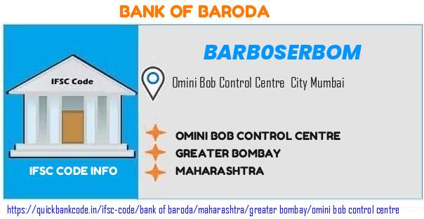 Bank of Baroda Omini Bob Control Centre BARB0SERBOM IFSC Code