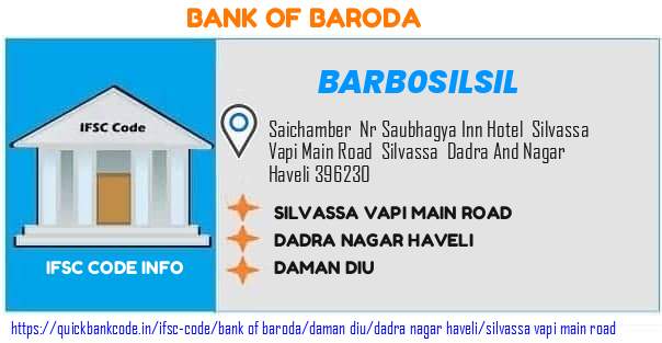 Bank of Baroda Silvassa Vapi Main Road BARB0SILSIL IFSC Code