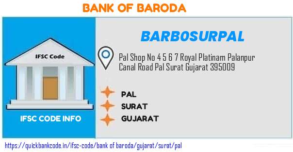 Bank of Baroda Pal BARB0SURPAL IFSC Code