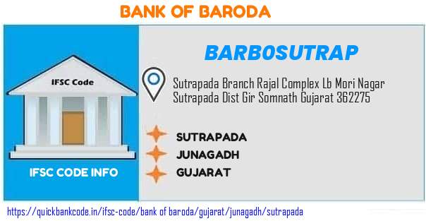 BARB0SUTRAP Bank of Baroda. SUTRAPADA