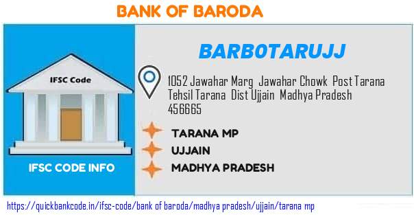Bank of Baroda Tarana Mp BARB0TARUJJ IFSC Code