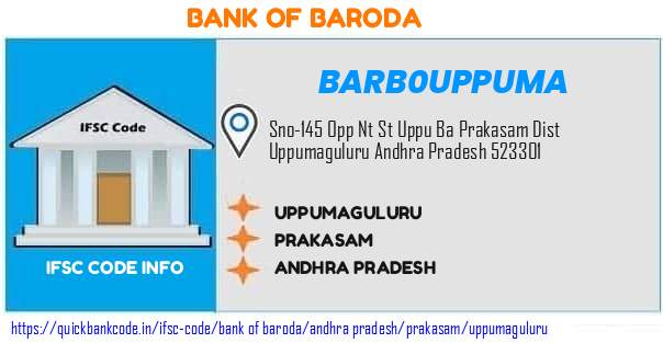 BARB0UPPUMA Bank of Baroda. UPPUMAGULURU