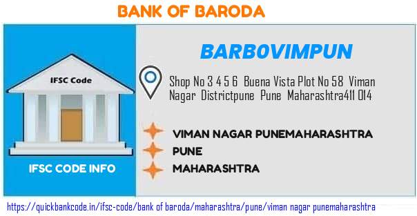 Bank of Baroda Viman Nagar Punemaharashtra BARB0VIMPUN IFSC Code