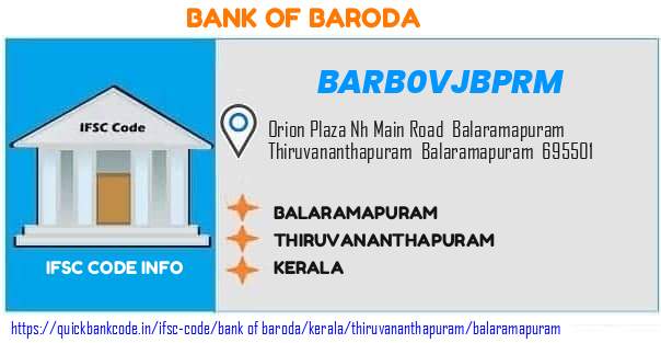 Bank of Baroda Balaramapuram BARB0VJBPRM IFSC Code