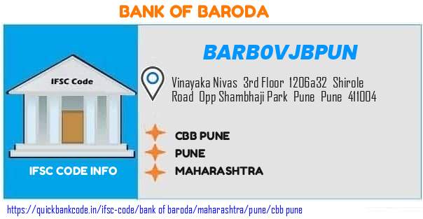 Bank of Baroda Cbb Pune BARB0VJBPUN IFSC Code
