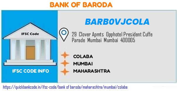 Bank of Baroda Colaba BARB0VJCOLA IFSC Code
