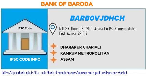 Bank of Baroda Dharapur Chariali BARB0VJDHCH IFSC Code