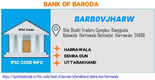 Bank of Baroda Harrawala BARB0VJHARW IFSC Code