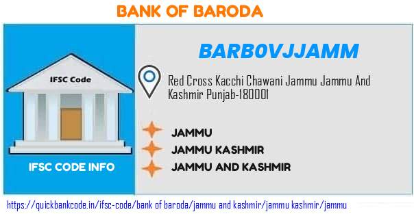 Bank of Baroda Jammu BARB0VJJAMM IFSC Code