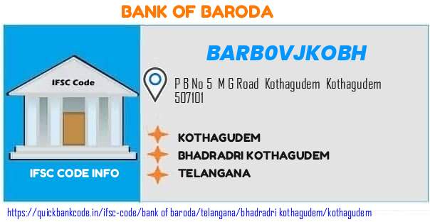 Bank of Baroda Kothagudem BARB0VJKOBH IFSC Code