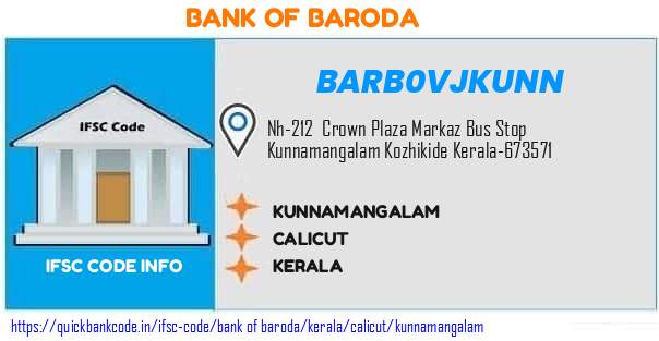 Bank of Baroda Kunnamangalam BARB0VJKUNN IFSC Code