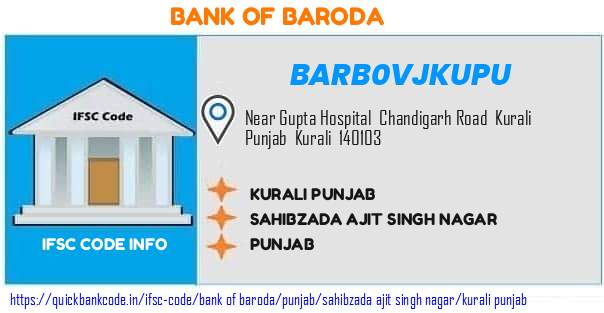 Bank of Baroda Kurali Punjab BARB0VJKUPU IFSC Code