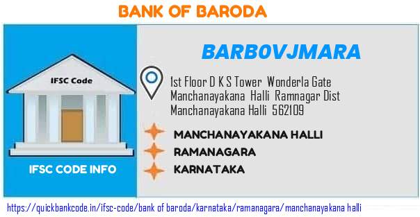 Bank of Baroda Manchanayakana Halli BARB0VJMARA IFSC Code