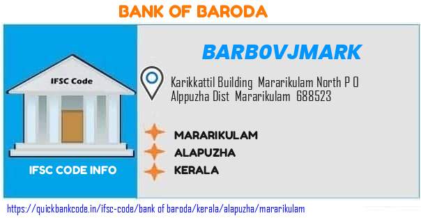 Bank of Baroda Mararikulam BARB0VJMARK IFSC Code