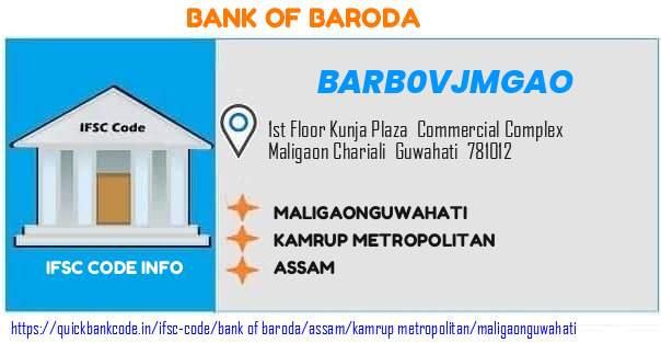 Bank of Baroda Maligaonguwahati BARB0VJMGAO IFSC Code