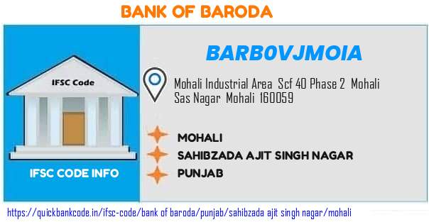 Bank of Baroda Mohali BARB0VJMOIA IFSC Code