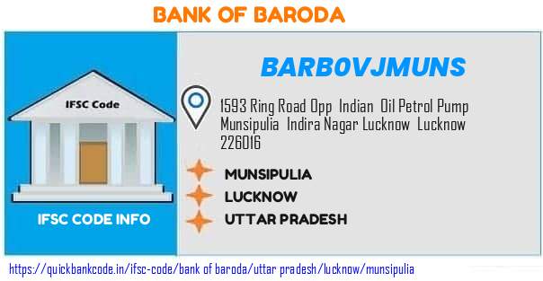 Bank of Baroda Munsipulia BARB0VJMUNS IFSC Code