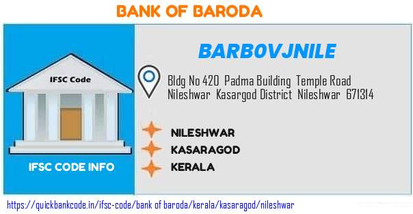 Bank of Baroda Nileshwar BARB0VJNILE IFSC Code
