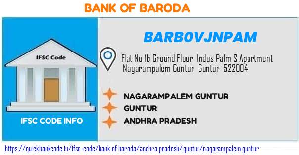 Bank of Baroda Nagarampalem Guntur BARB0VJNPAM IFSC Code