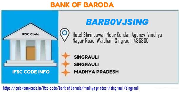 Bank of Baroda Singrauli BARB0VJSING IFSC Code