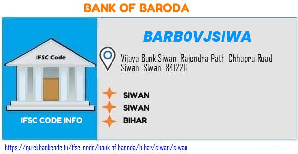 BARB0VJSIWA Bank of Baroda. SIWAN